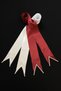 Burgundy Bridal Veil Set, Elegant Lacing, Hand Rose, Groom Shoulder Cover, Jewelry Ribbon, Henna Shawl, 10 Pieces - 4