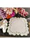 Green and marbled green detailed Placemat, made of stain-resistant fabric, 1 piece. - 8