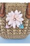 Women's Shoulder Bag with Work Flower Detail, Suitable for Daily Use - 4