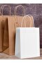 25 Pieces Kraft Paper Handle Cardboard Bag - 25x31 - 2