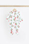100% Organic Cotton Red/White Strawberry Pattern Embroidered 4-Piece Sleeping Bag Set Aly01458 - 3