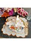 Orange and marbled orange detailed Placemat, made of stain-resistant fabric, 1 piece. - 6