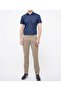 Men's Milk Brown Linen Ricasti Trousers - 2