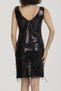Crystal Bead Fringed Special Design Evening Dress - 9
