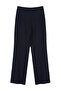 Lacivert Keten GörünümlüWide Leg/Geniş Paça Yüksek Bel Dokuma Pantolon TWOSS24PL00169 - 8