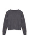 Anthracite Feather/Beard Thread Blouse-Cardigan Knitwear Set Twoaw22Hi0055 - 7