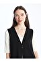 Women's V-Neck Straight Vest - 2