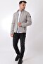 Suede Seasonal Coat with Chest Zipper and Judge Collar Pldp 2981 - 2
