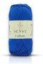 Calinia 100% Mercerized Cotton Knitting Yarn, Lace Yarn, Crochet Yarn, Giza Egyptian Cotton Denim Blue