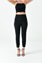 Zr Model Black High Waist Skinny Leg Women's Trousers