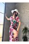 Long Polo Neck Buttoned Dress - 3