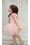 Pink Floral Patterned Fluffy Tutu Ballet Dress - 2