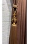 Curtain Accessory Polyester Vase Shah Model Tasseled Bracket Cornice Mounting Kit 1 Piece