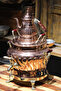 Hünkar Samovar كهربائي دائري مقطع 3 رقم أحمر Turna5567-1 - 2