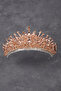 Crystal Stone Bead Embellished Bridal Henna Wedding Crown Bal - 2