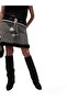 Hand Knitted Houndstooth Skirt