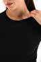 Women's Lycra Short Sleeve Crop Bluz - 3