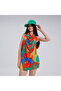 95x145 Colorful Ring Patterned Pareo - 3