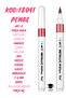 Brush Tip Metallic Acrylic Marker Drawing Pen Suitable for All Surfaces Permanent Ink 1-6 mm Tip Art-X