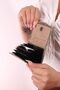 841 Unisex genuine leather card holder accordion wallet Crazy Green - 4