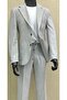 Suit Slim Fit Casual Sports Jacket Trousers Gray - 2