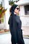 شال باراشوت أسود عملي - بونيه B2403 - 3