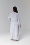 Women's Gray Design Summer Cotton Maternity Pajamas Nightgown Set of 2 - 5