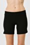 Women's Ribbed Knitted Long Boxer 931 Black - 2