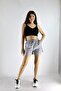 Women's high waist shorts with pockets - 2