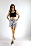 Women's high waist shorts with pockets - 6