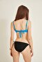 Women's Bikini Bottom Drawstring Slip 3009 Black - 3