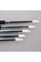 Pastry Sugar Dough Cake Brush Set 5 Pieces Food Coloring Brush Epoxy Hobby Brush Set Silicone Tip Brush - 2