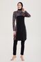Zippered Lycra Full Covered Hijab Swimsuit R123 Alina - 4