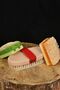100% Natural Pumpkin Fiber Honey Donkey Milk Aloe Vera Soap Horse Hair Cellulite Ingrown Brush Set of 3 - 7