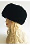 Black Faux Fur Kalpak - 4