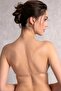 حمالة صدر نسائية سوداء اللون من Underwire مبطنة وشفافة ومبطنة بقصة منخفضة 3689 - 3