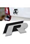 Volkswagen Golf R Metal Black Fender Logo - 3