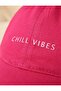 قبعة CHILL VIBES مطبوعة للجنسين بتصميم كلاسيكي قابل للتعديل - 2