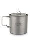 Lixada Ultralight Titanium Cup Mug 300/350/550/650ml Outdoor Water Cup Camping Picnic Water Mug T... - 2