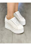 White Bridal Wedge High Heels Shoes for Brides 9cm Extremely Comfortable - 6
