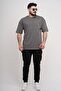 Men's Over size Basic POCKET T-shirt 100% Cotton Thick Textured Fabric Crew Neck - 3