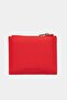 2805 Genuine Real Leather Zippered Women's Wallet Flother Red - 3