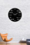 Mathematics Wooden Wall Clock , Mathematics Process Clock 40X40Cm - 2