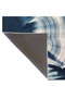 Blue Smoke Themed Decorative Carpet and Washable Carpet Miravip9745 - 6