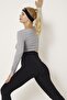Black High Waist Hip Push up Seamless Shaping / Sculpting Leggings - 2