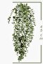 Artificial Flower Moblen Mica Diamond Pastel Green Eucalyptus Pendant in a White Pot - 5
