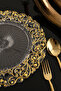 Lale 6-Piece Supla Set Gold-Transparent Color, Luxury Hard Plastic Supla Set - 5