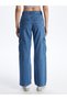 Wideleg Women's Cargo Jean Pants - 4
