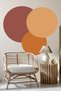 Multicolored Bohemian Circle Wall Sticker - 3