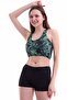 Women's Black Shorts Badi Bikini Set with Flexible Lycra Fabric Shorts with Lining - 2